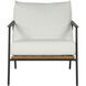 Milan Stinson White Outdoor Armchair